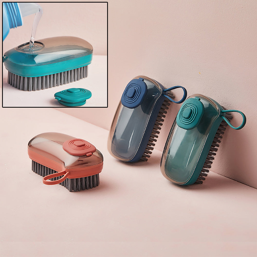 “Automatic Liquid Cleaning Brush – Multi-Purpose Shoe & Clothes Cleaner”