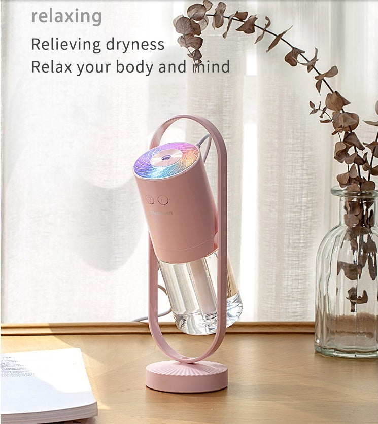 USB Mini Air Humidifier with Projection Night Light