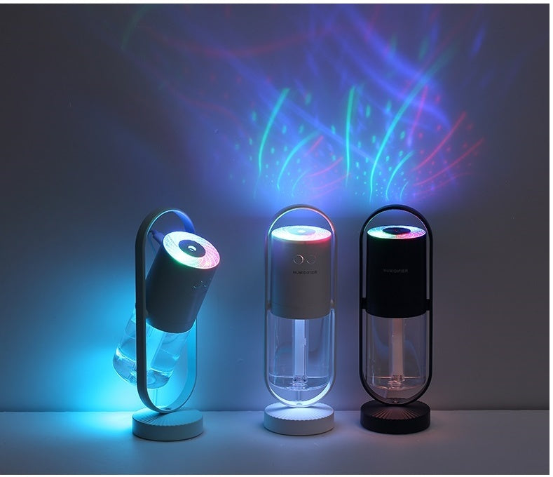 USB Mini Air Humidifier with Projection Night Light